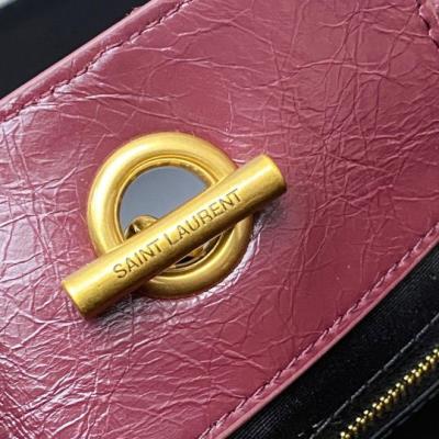 wholesale quality ysl bag 872680 niki date red